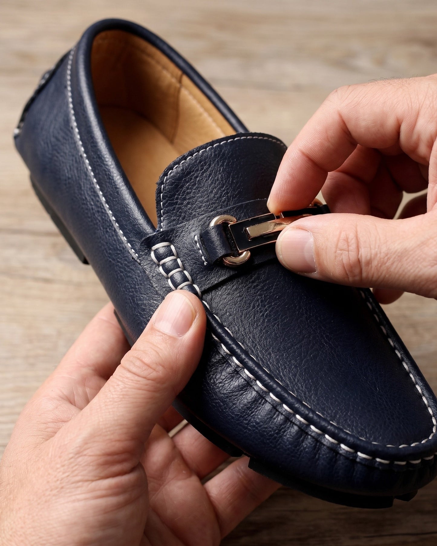 Igor Pebbled Leather Loafer
